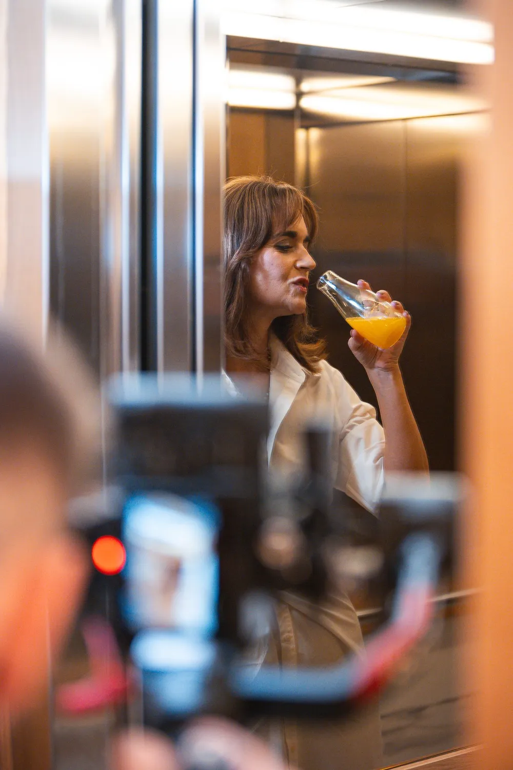 Actress Daniela Brzobohatá in a Fua Fua ad reel