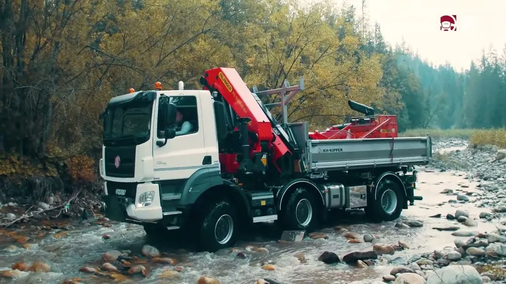 A Tatra truck in the Tatra mountains near Zakopane